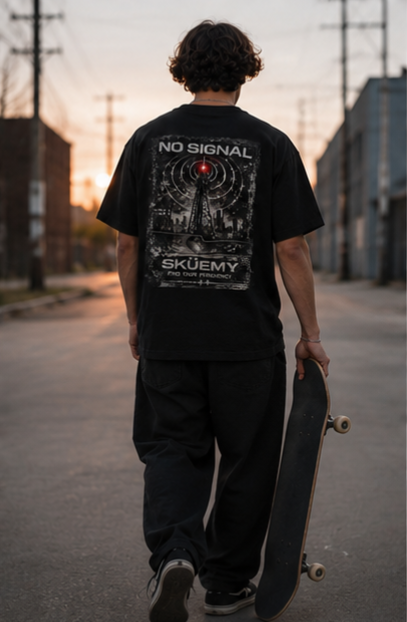 Sküemy No Signal Tee – Find Your Frequency