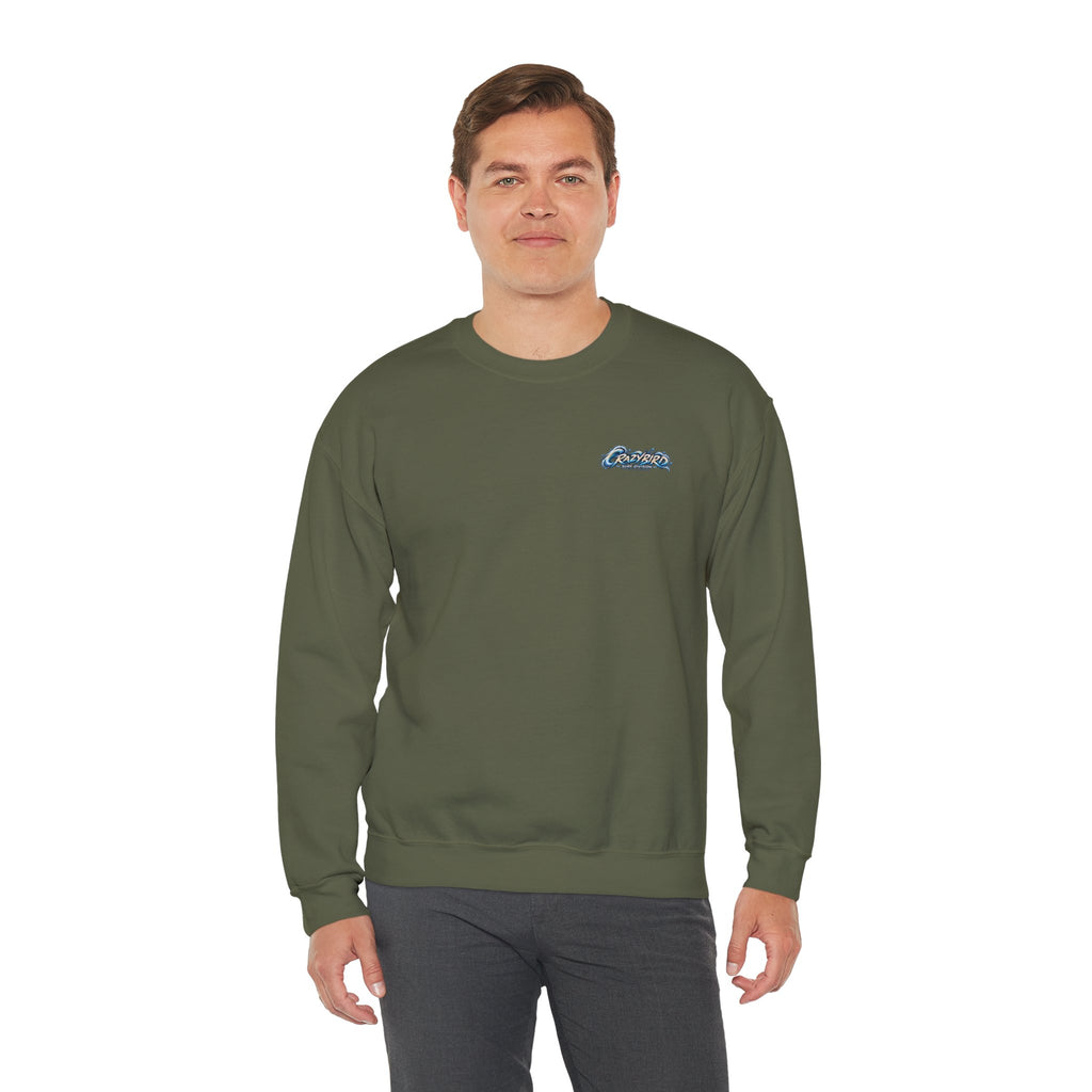Crazybird Ride the Chaos – Unisex Streetwear Sweatshirt | Bulls and Flowers