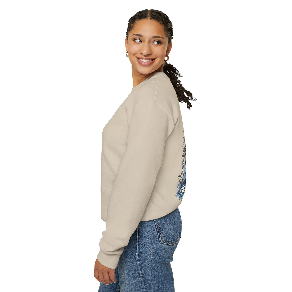 Crazybird Ride the Chaos – Unisex Streetwear Sweatshirt | Bulls and Flowers