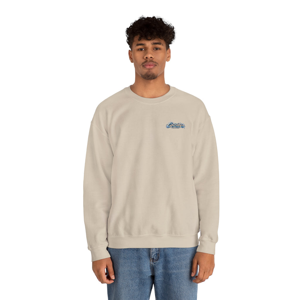Crazybird Ride the Chaos – Unisex Streetwear Sweatshirt | Bulls and Flowers