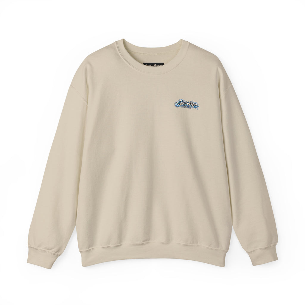 Crazybird Ride the Chaos – Unisex Streetwear Sweatshirt | Bulls and Flowers