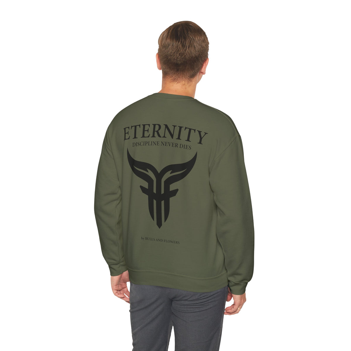 Bulls and Flowers Eternity Unisex Sweatshirt