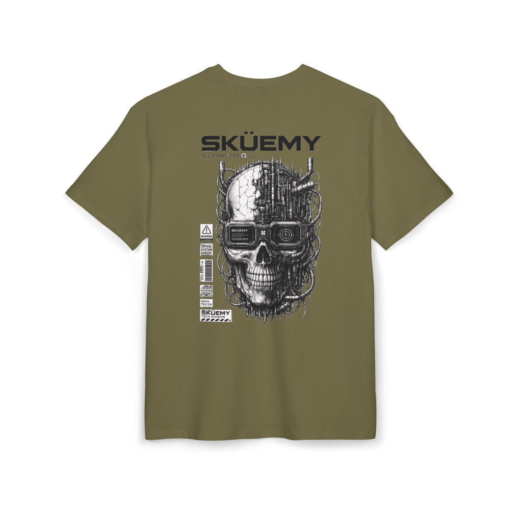 Bulls and Flowers SKÜEMY Cyber Skull – Heavy Oversize T-Shirt    Draft 2025