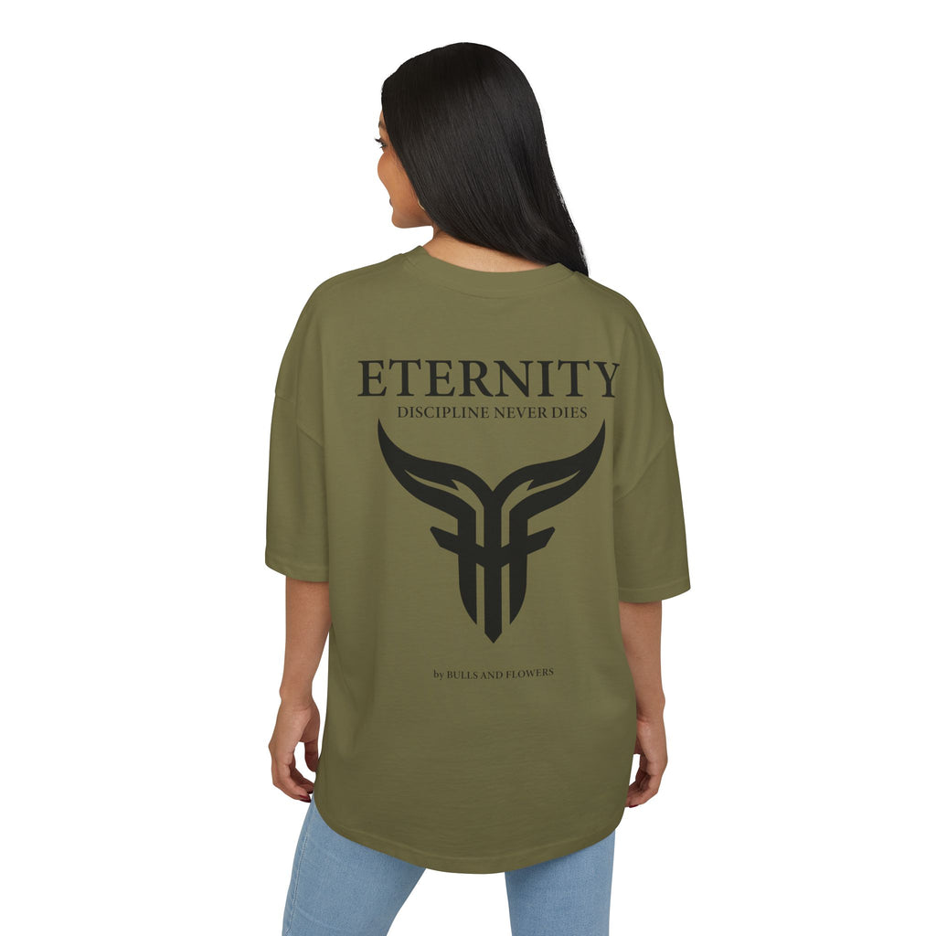 Bulls and Flowers Premium Eternity Minimal Logo T-Shirt