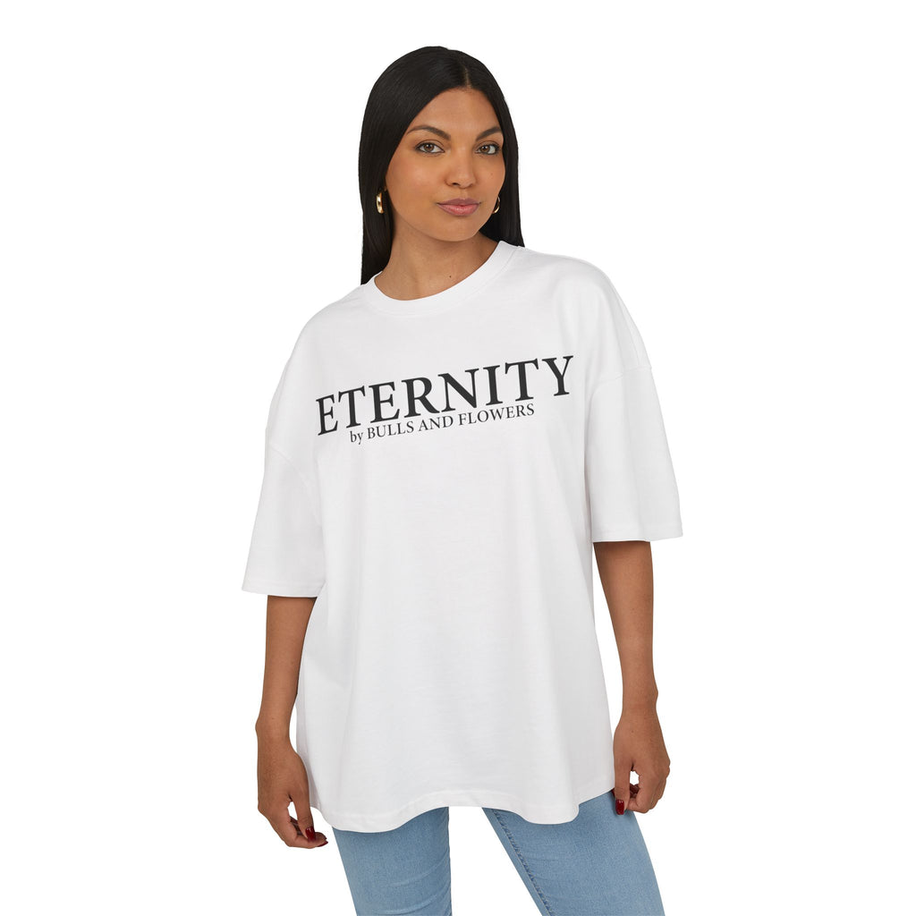 Bulls and Flowers Premium Eternity Minimal Logo T-Shirt