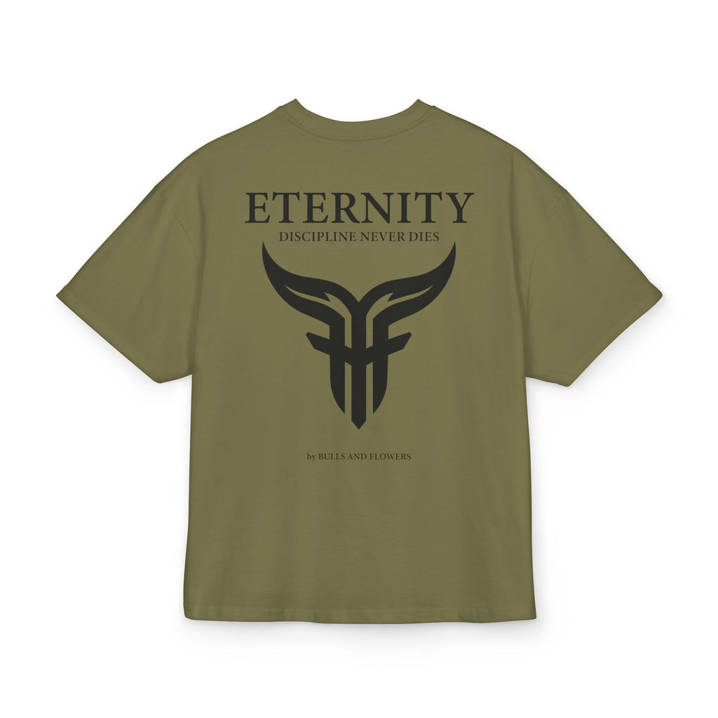 Bulls and Flowers Premium Eternity Minimal Logo T-Shirt