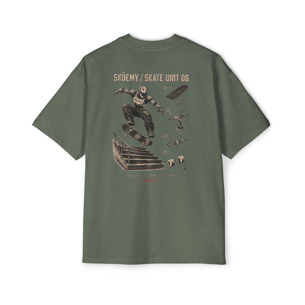 Bulls and Flowers - Sküemy - Unit 06 Skateboard Illustration T-Shirt / Draft 2021