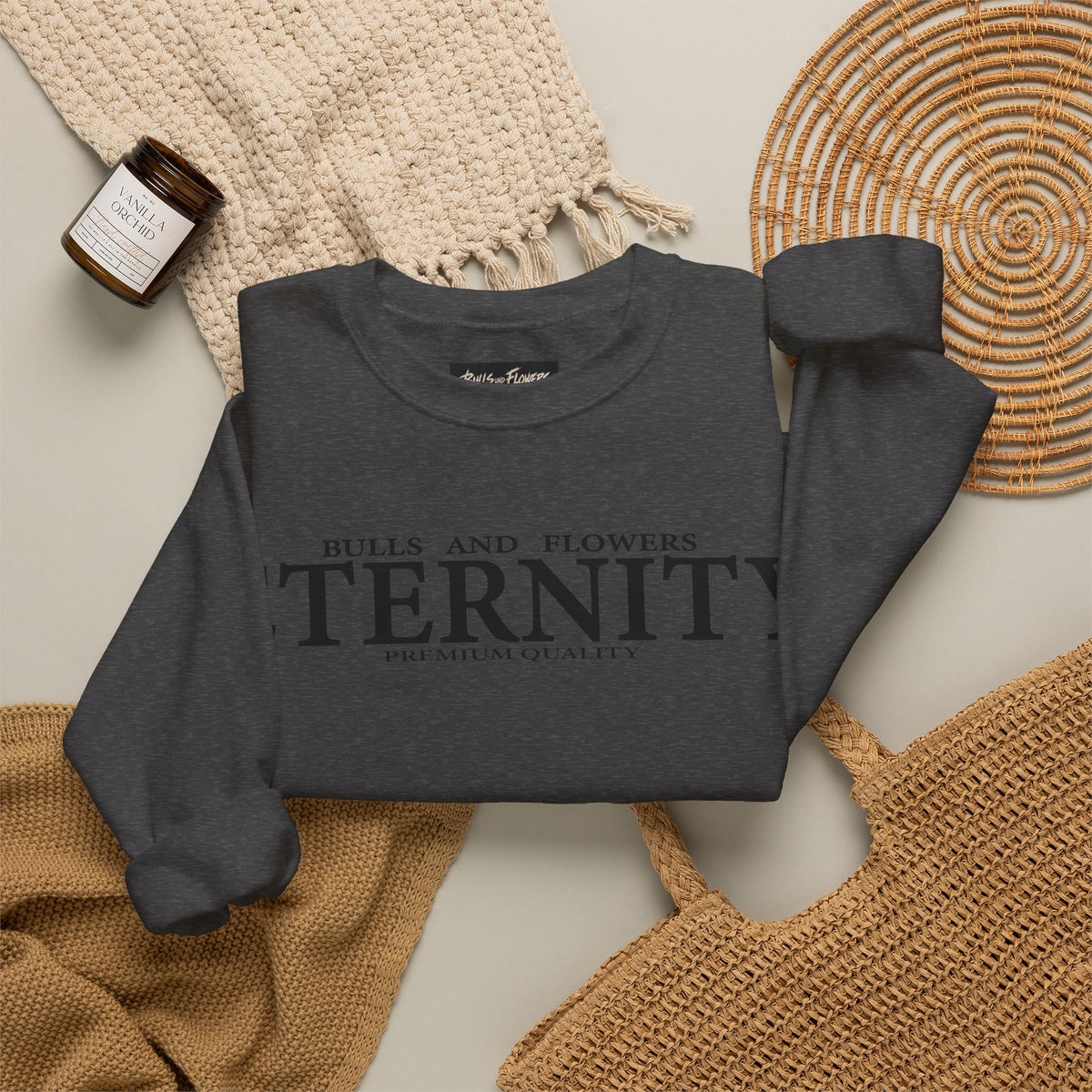Bulls and Flowers Eternity Unisex Sweatshirt