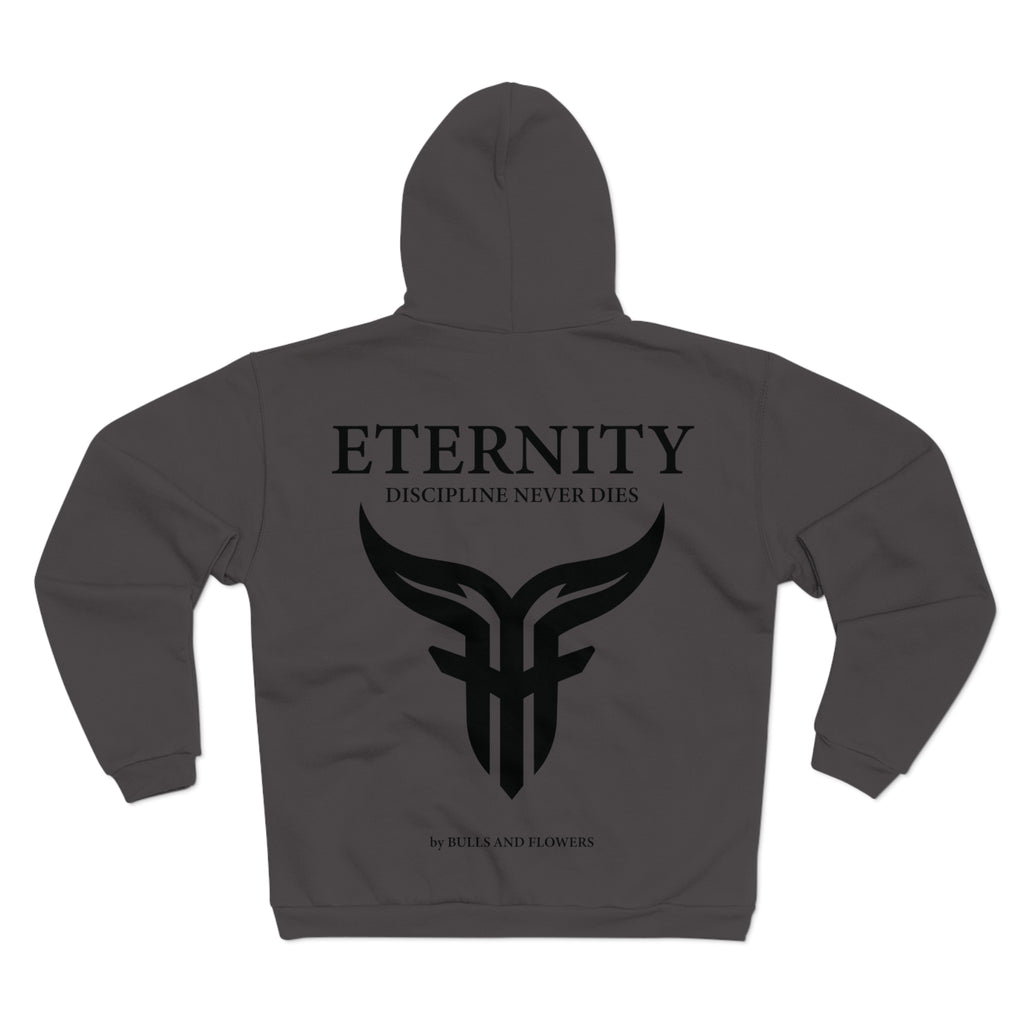 Bulls and Flowers - Eternity Discipline Never Dies Logo Zip Hoodie / Draft 2026