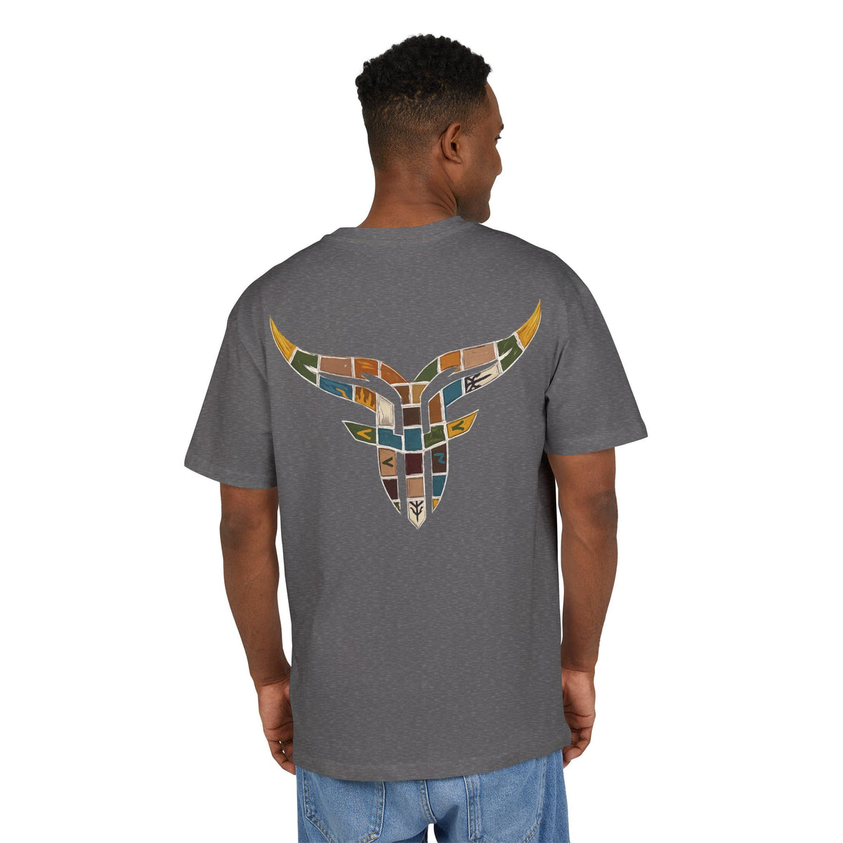 BaF Vintage Mosaic Heavy Oversize Tee