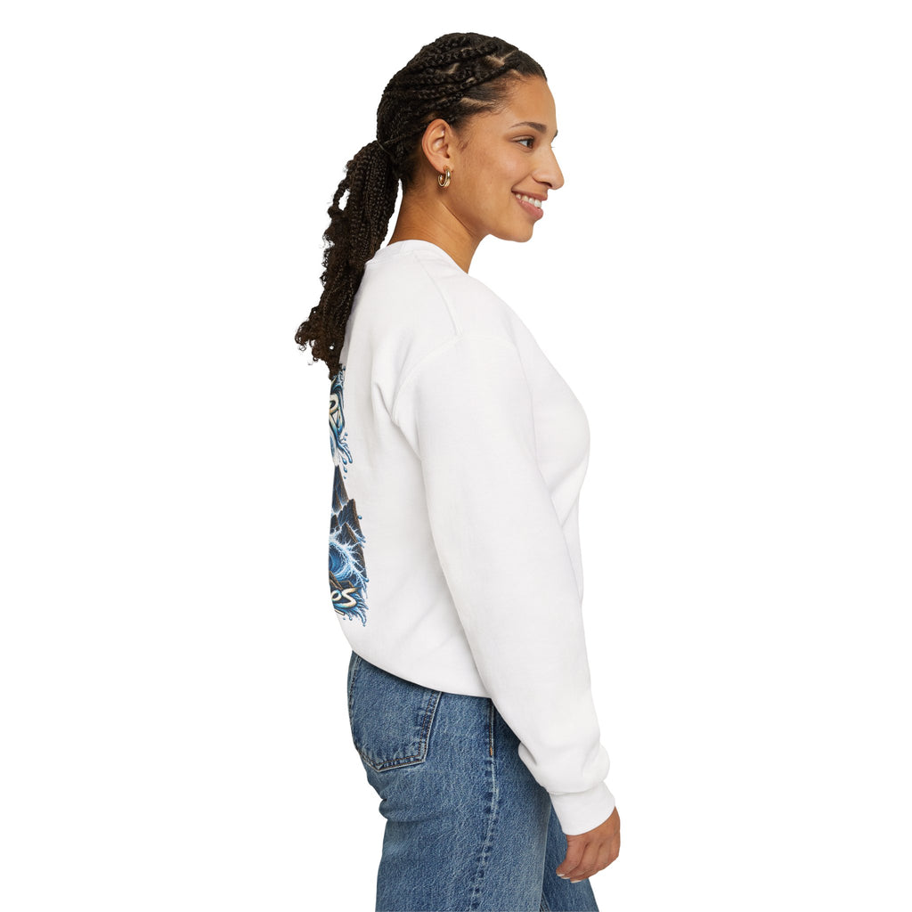 Crazybird Ride the Chaos – Unisex Streetwear Sweatshirt | Bulls and Flowers
