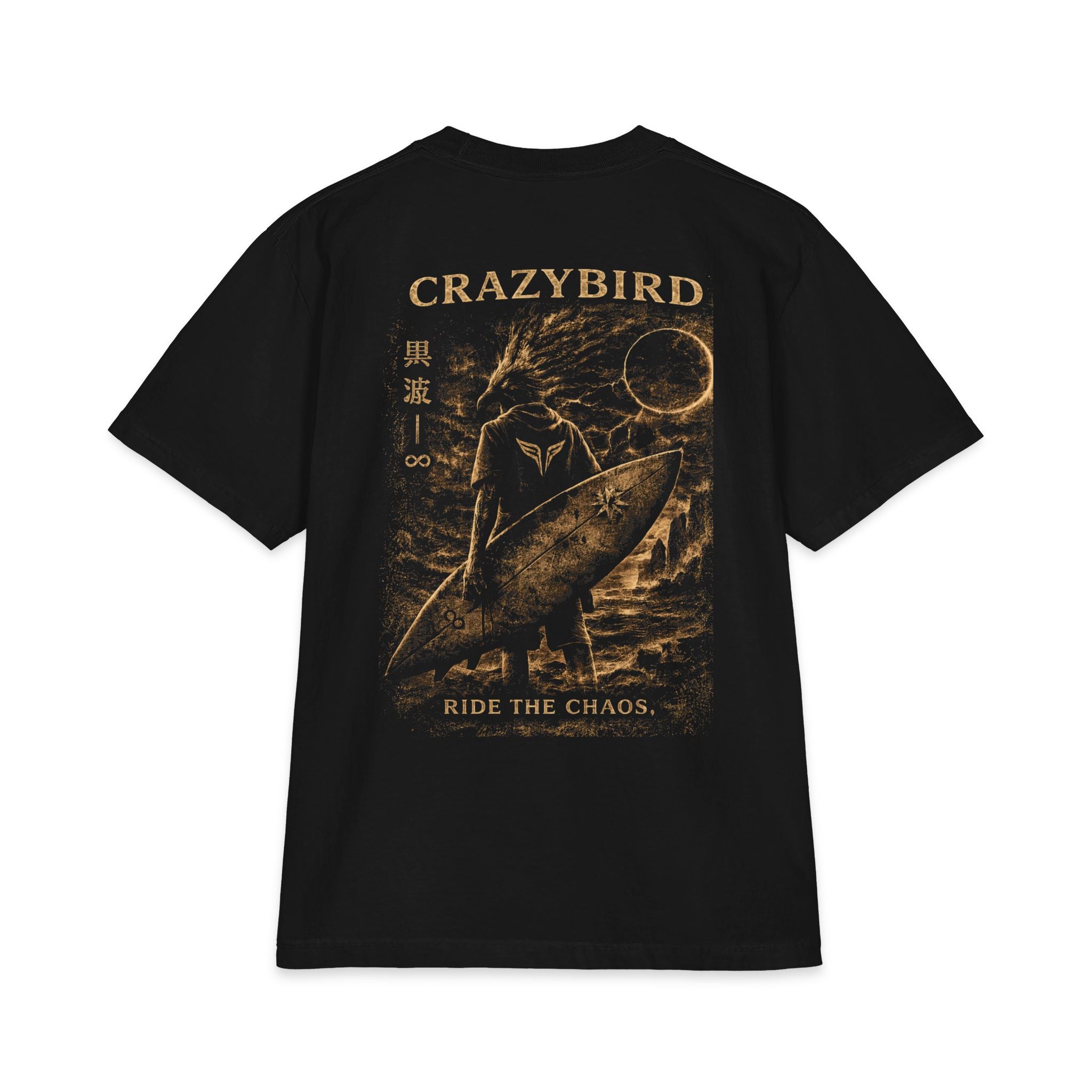 Crazybird Ghost Edition Tee  -- Ride The Chaos