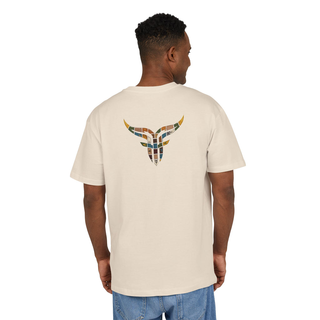 Bulls and Flowers  Vintage Mosaic / Draft 2019