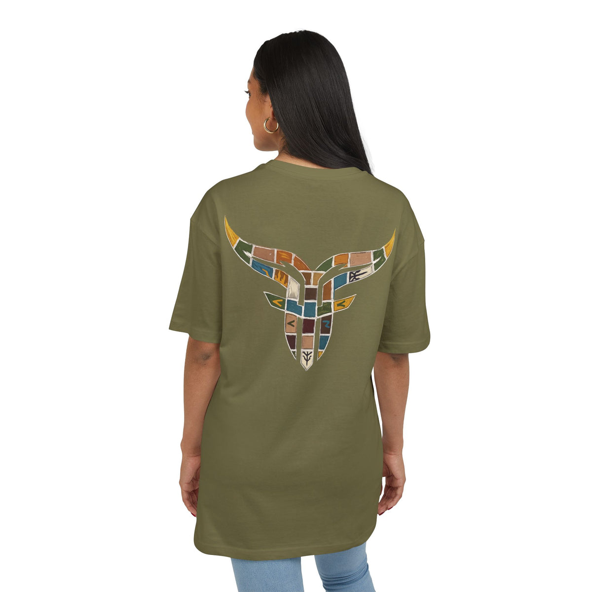 BaF Vintage Mosaic Heavy Oversize Tee