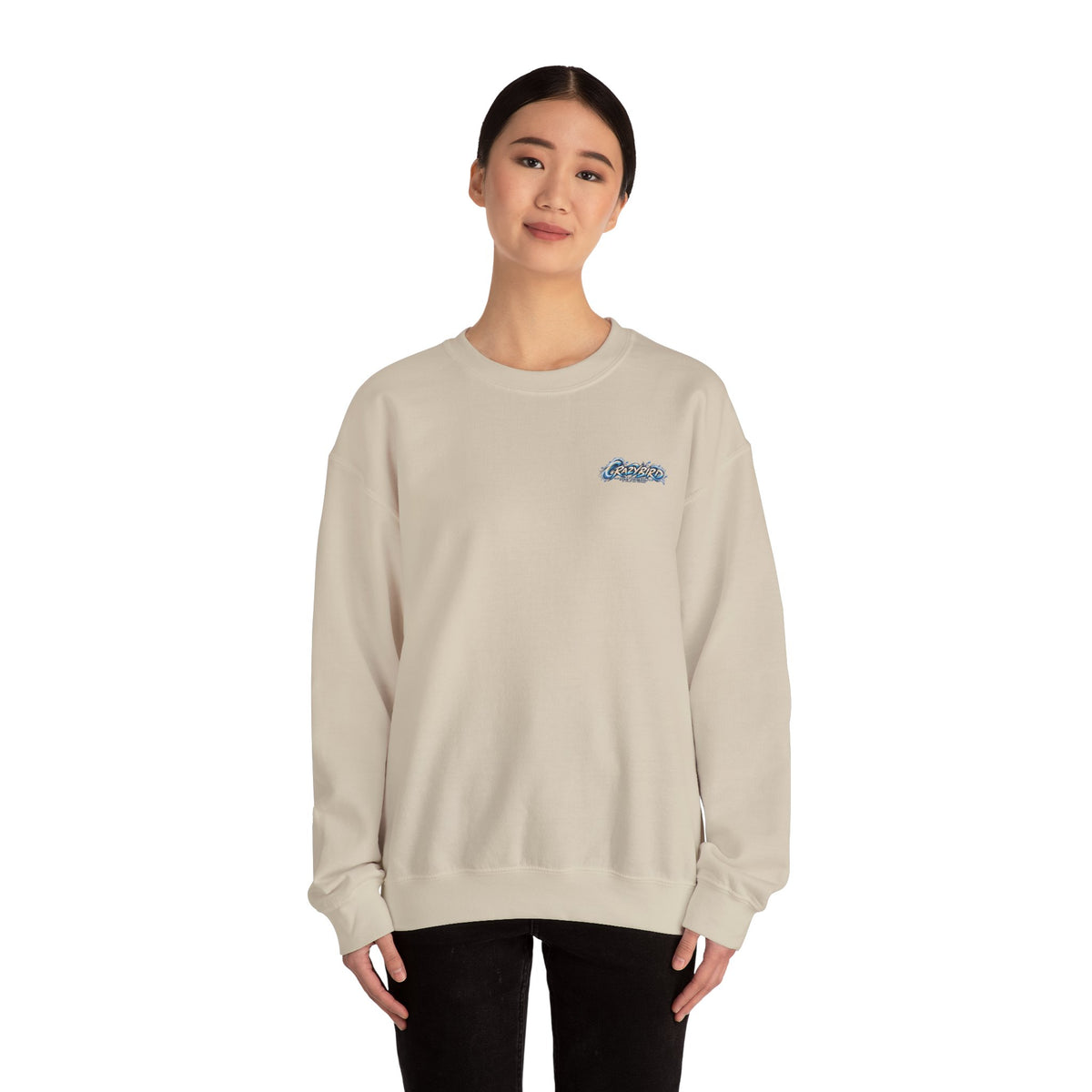 Crazybird Ride the Chaos – Unisex Streetwear Sweatshirt | Bulls and Flowers