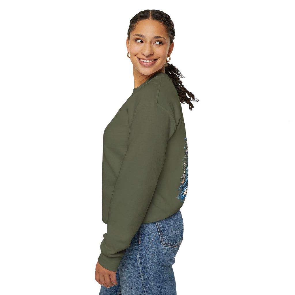 Crazybird Ride the Chaos – Unisex Streetwear Sweatshirt | Bulls and Flowers