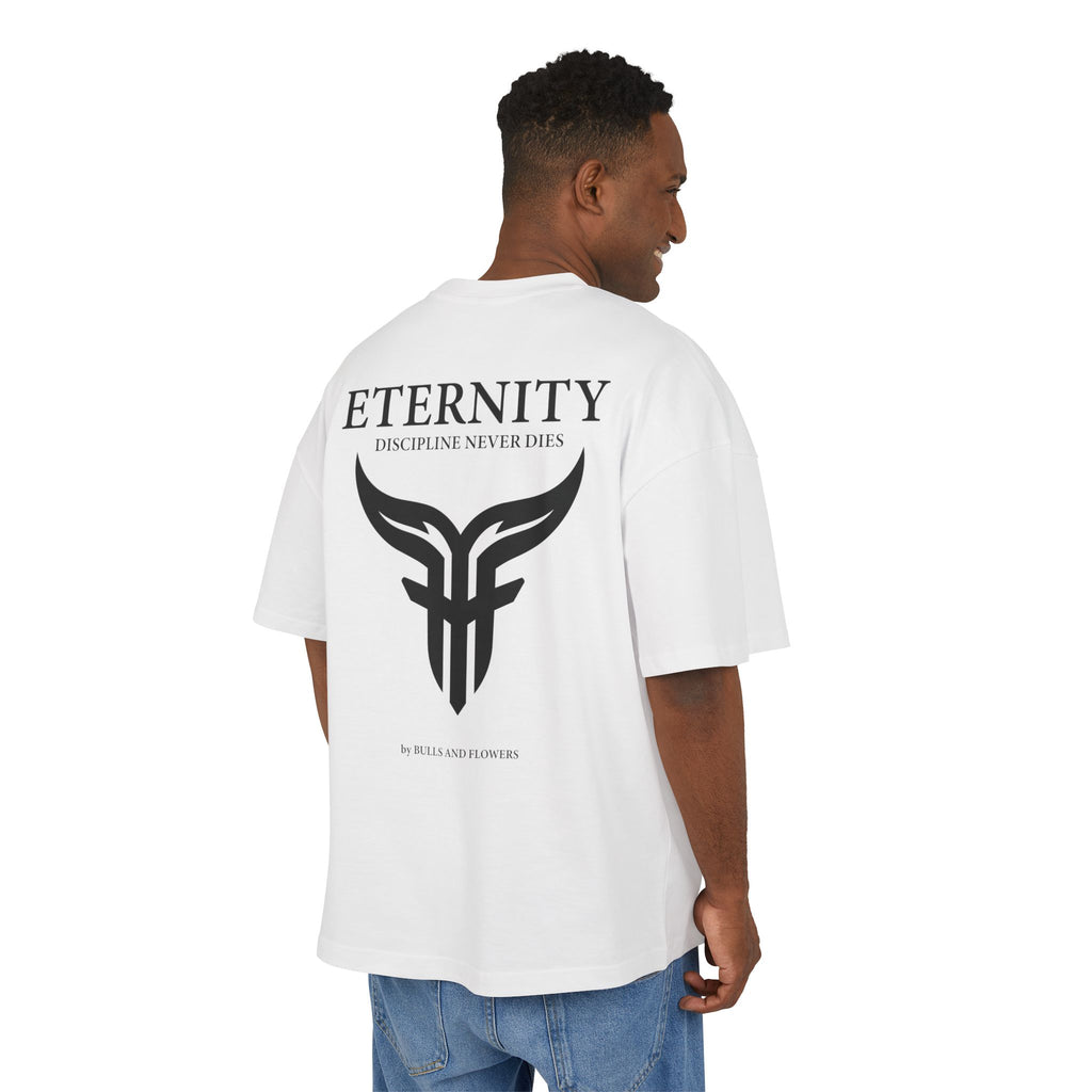 Bulls and Flowers Premium Eternity Minimal Logo T-Shirt