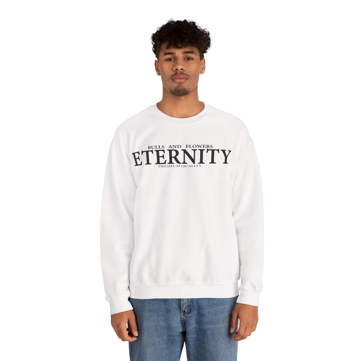 Bulls and Flowers Eternity Unisex Sweatshirt
