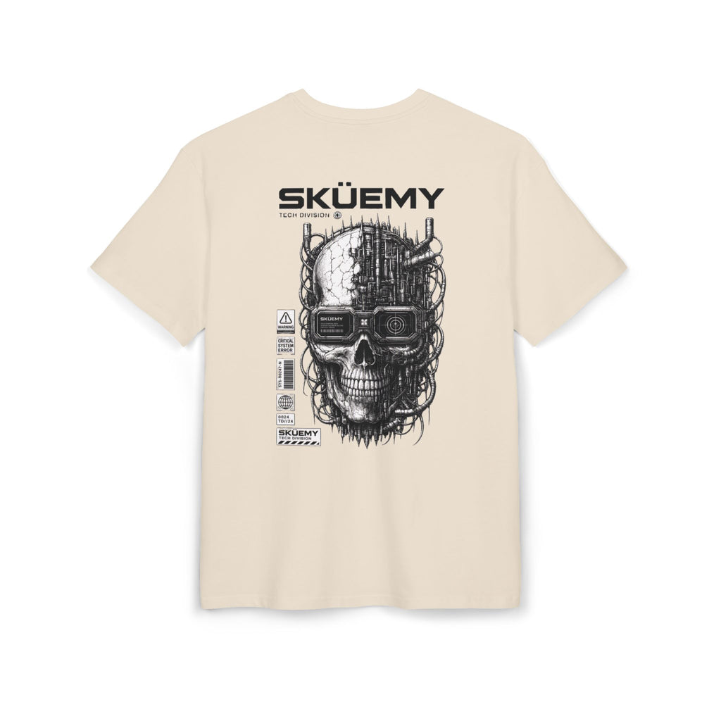 Bulls and Flowers SKÜEMY Cyber Skull – Heavy Oversize T-Shirt    Draft 2025