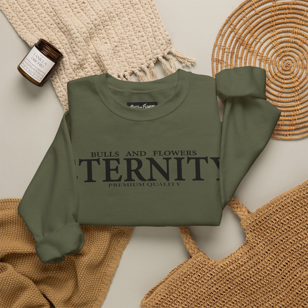 Bulls and Flowers Eternity Unisex Sweatshirt