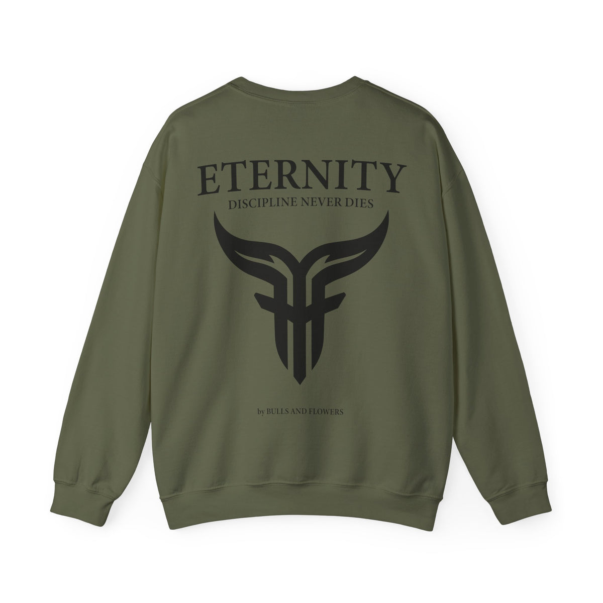 Bulls and Flowers Eternity Unisex Sweatshirt