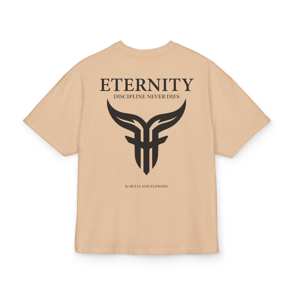 Bulls and Flowers Premium Eternity Minimal Logo T-Shirt