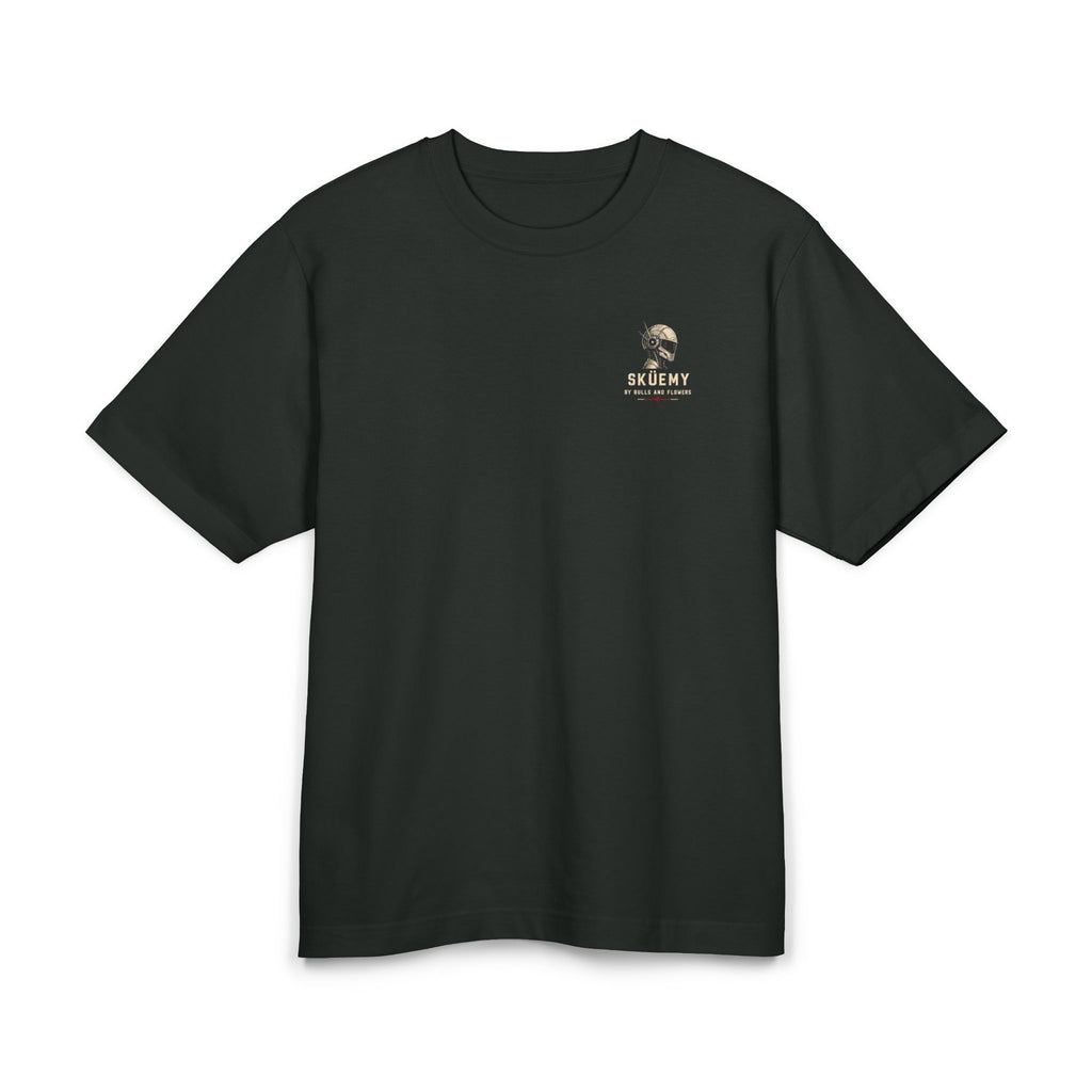 System Failure Robot Graphic T-Shirt | Cyberpunk Helm Tech Design