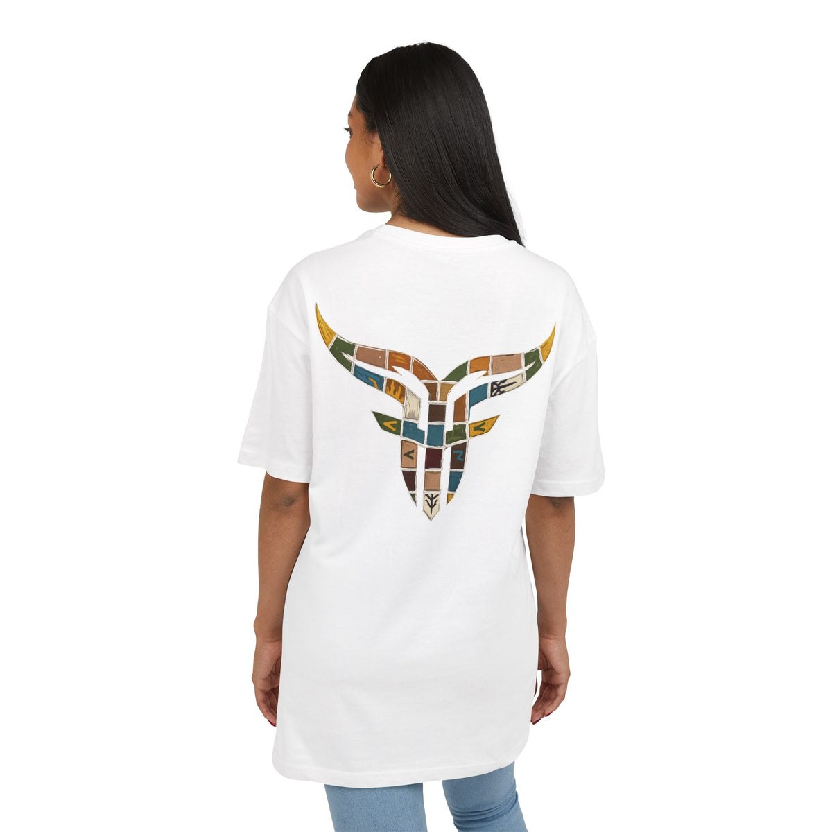 BaF Vintage Mosaic Heavy Oversize Tee – Graphic Streetwear