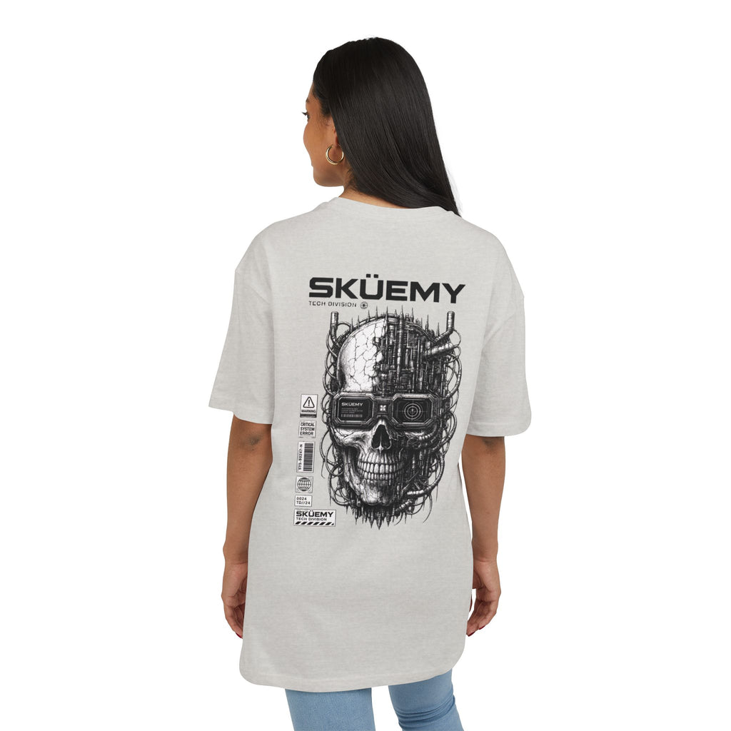 Bulls and Flowers  SKÜEMY Cyber Skull Heavy Oversize Tee