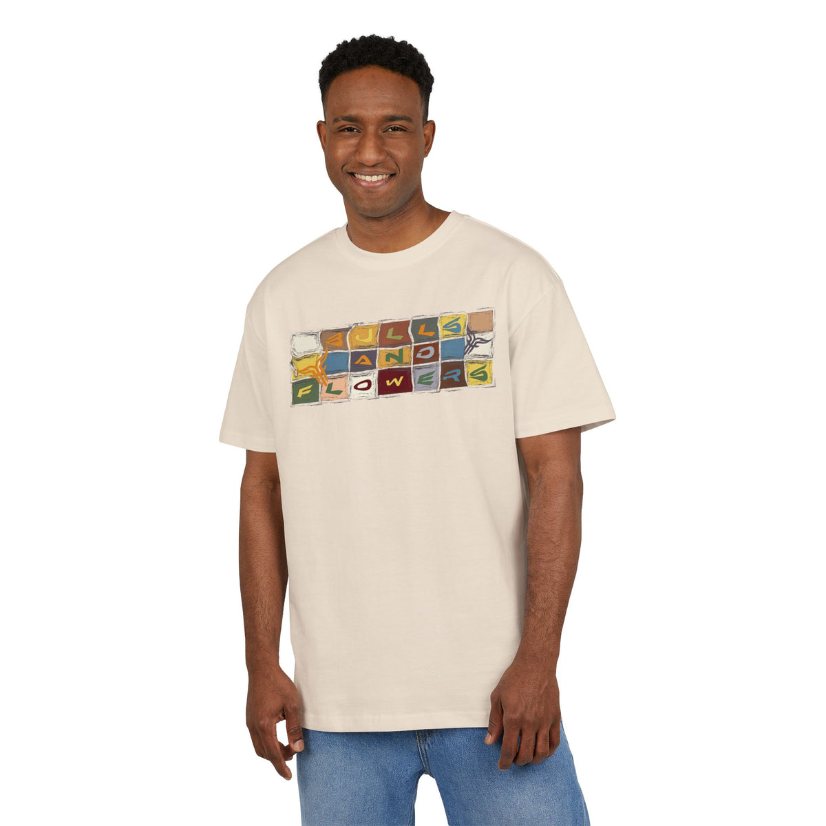 Bulls and Flowers  Vintage Mosaic / Draft 2019