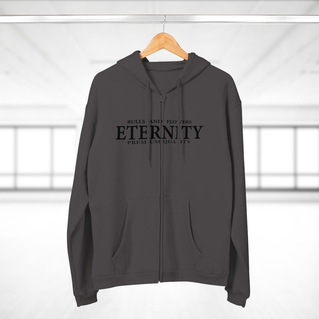 Bulls and Flowers - Eternity Discipline Never Dies Logo Zip Hoodie / Draft 2026