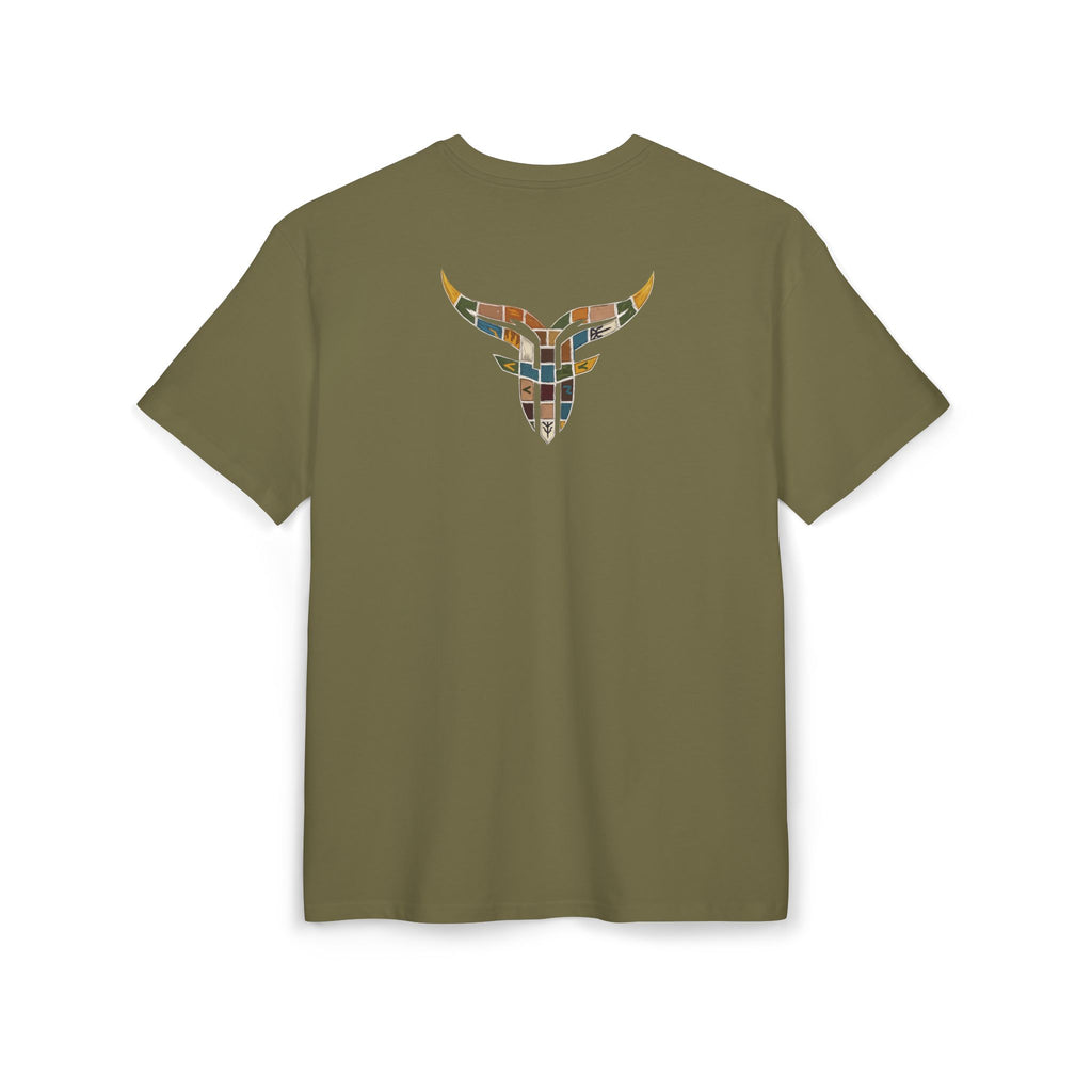 Bulls and Flowers  Vintage Mosaic / Draft 2019