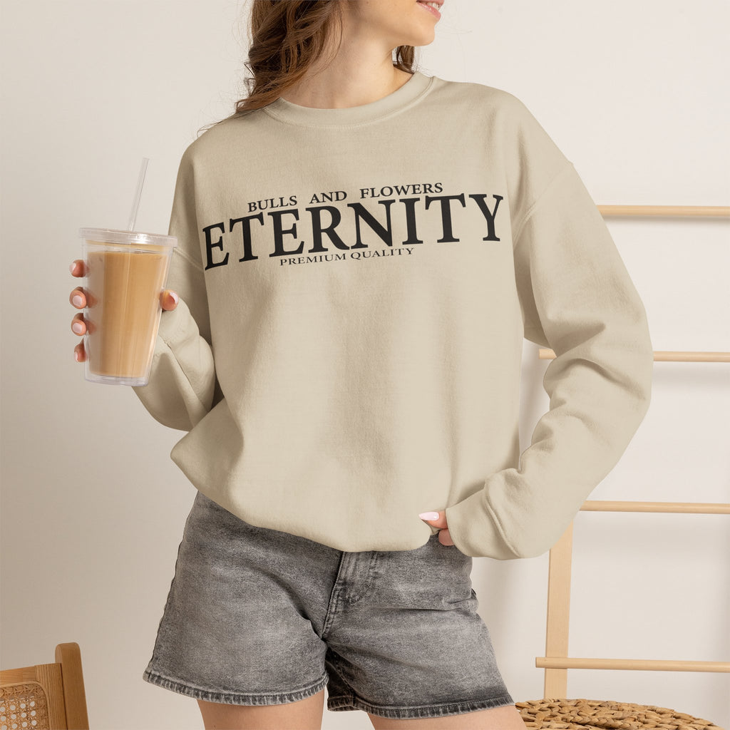 Bulls and Flowers Eternity Unisex Sweatshirt