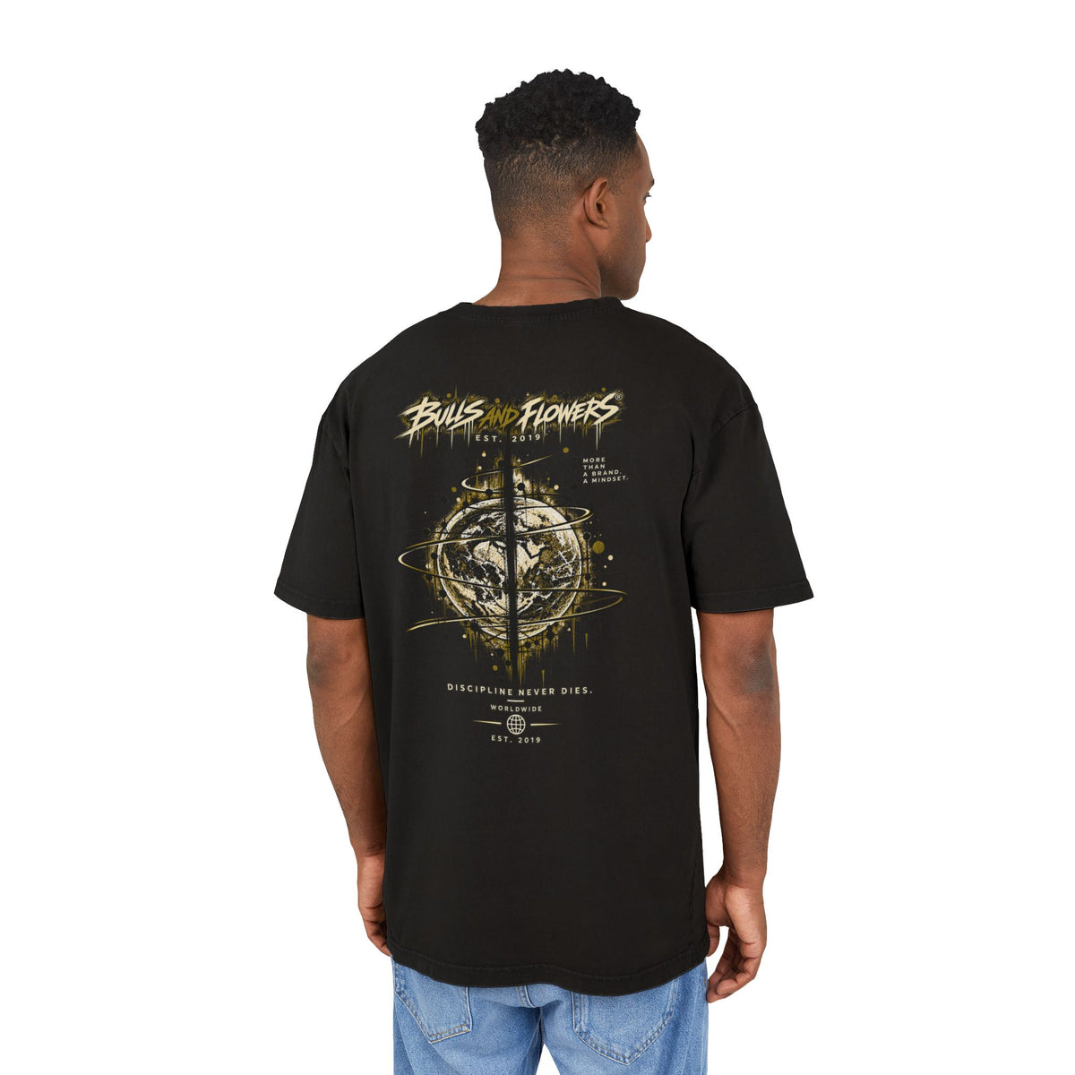 BaF Acid Wash Oversize Graphic Tee
