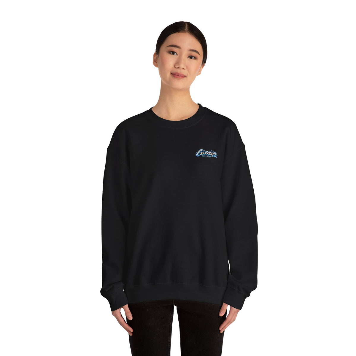 Crazybird Ride the Chaos – Unisex Streetwear Sweatshirt | Bulls and Flowers