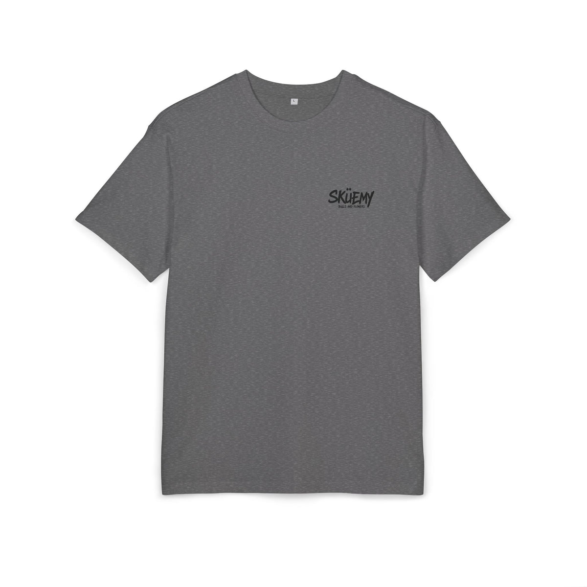 Bulls and Flowers  SKÜEMY Cyber Skull Heavy Oversize Tee