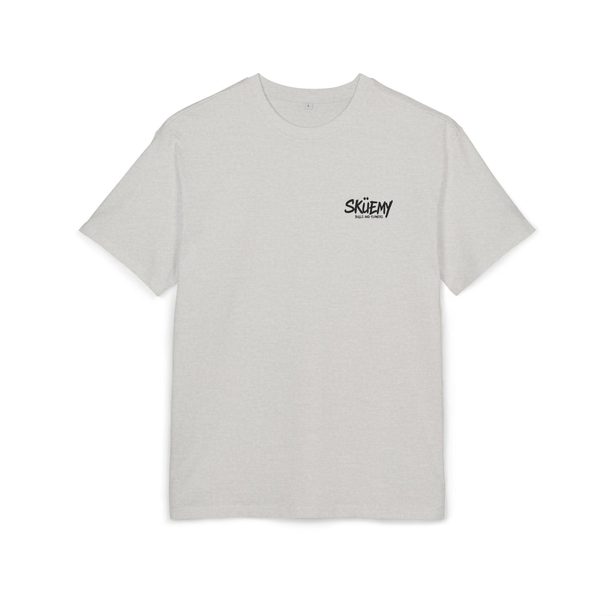 Bulls and Flowers  SKÜEMY Cyber Skull Heavy Oversize Tee
