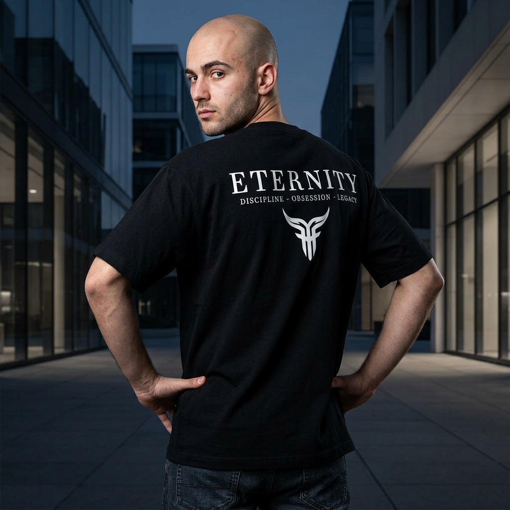 Bulls and Flowers Premium Eternity Oversized Tee