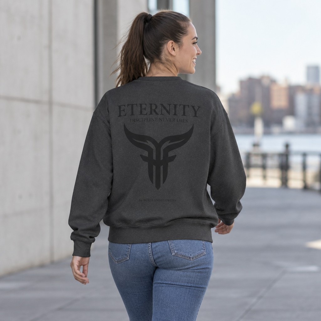 Bulls and Flowers Eternity Unisex Sweatshirt