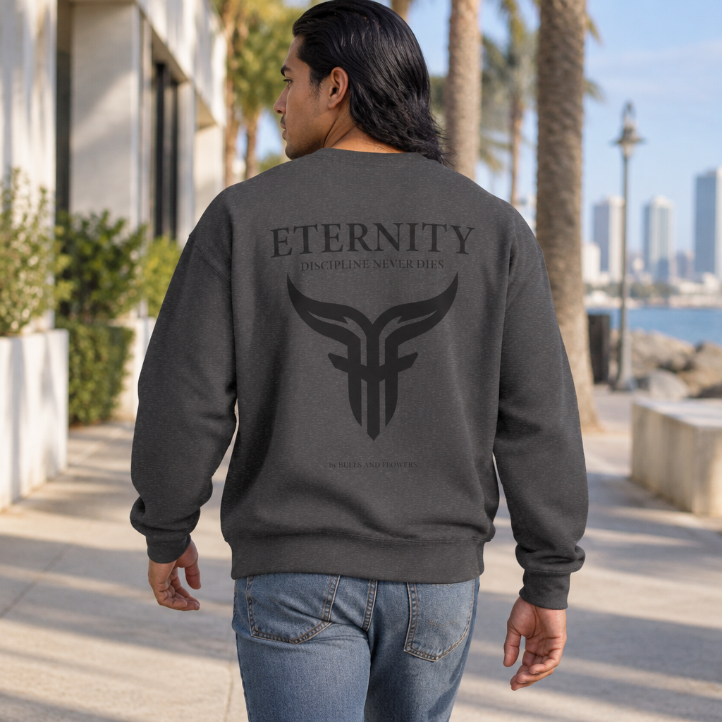 Bulls and Flowers Eternity Unisex Sweatshirt
