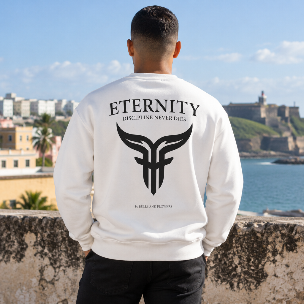 Bulls and Flowers Eternity Unisex Sweatshirt