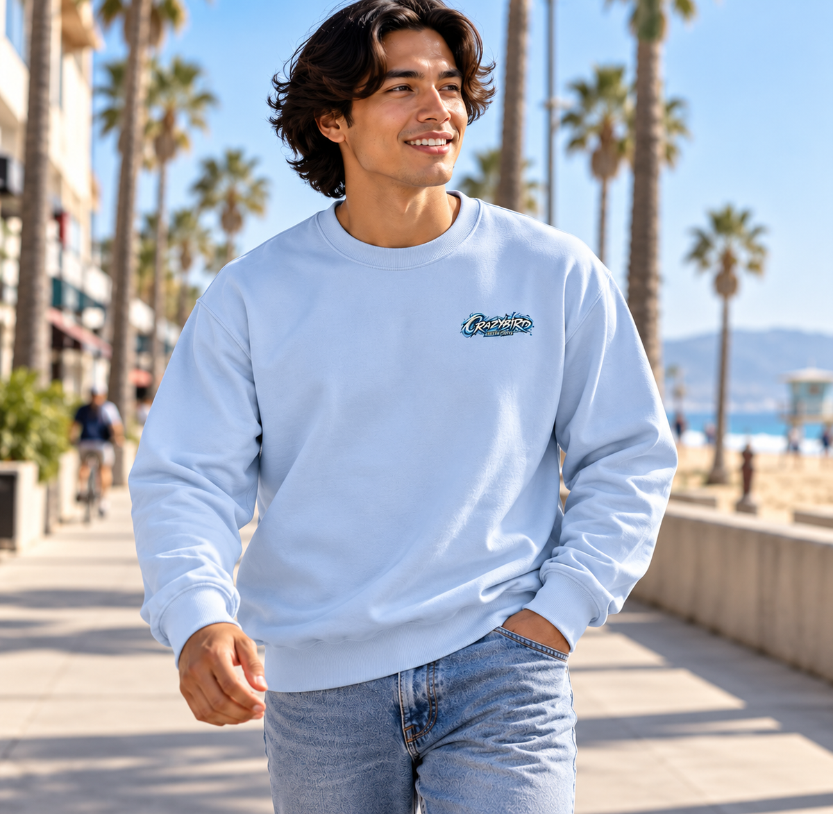 Bulls and Flowers CRAZYBIRD – Ride the Chaos Sweatshirt