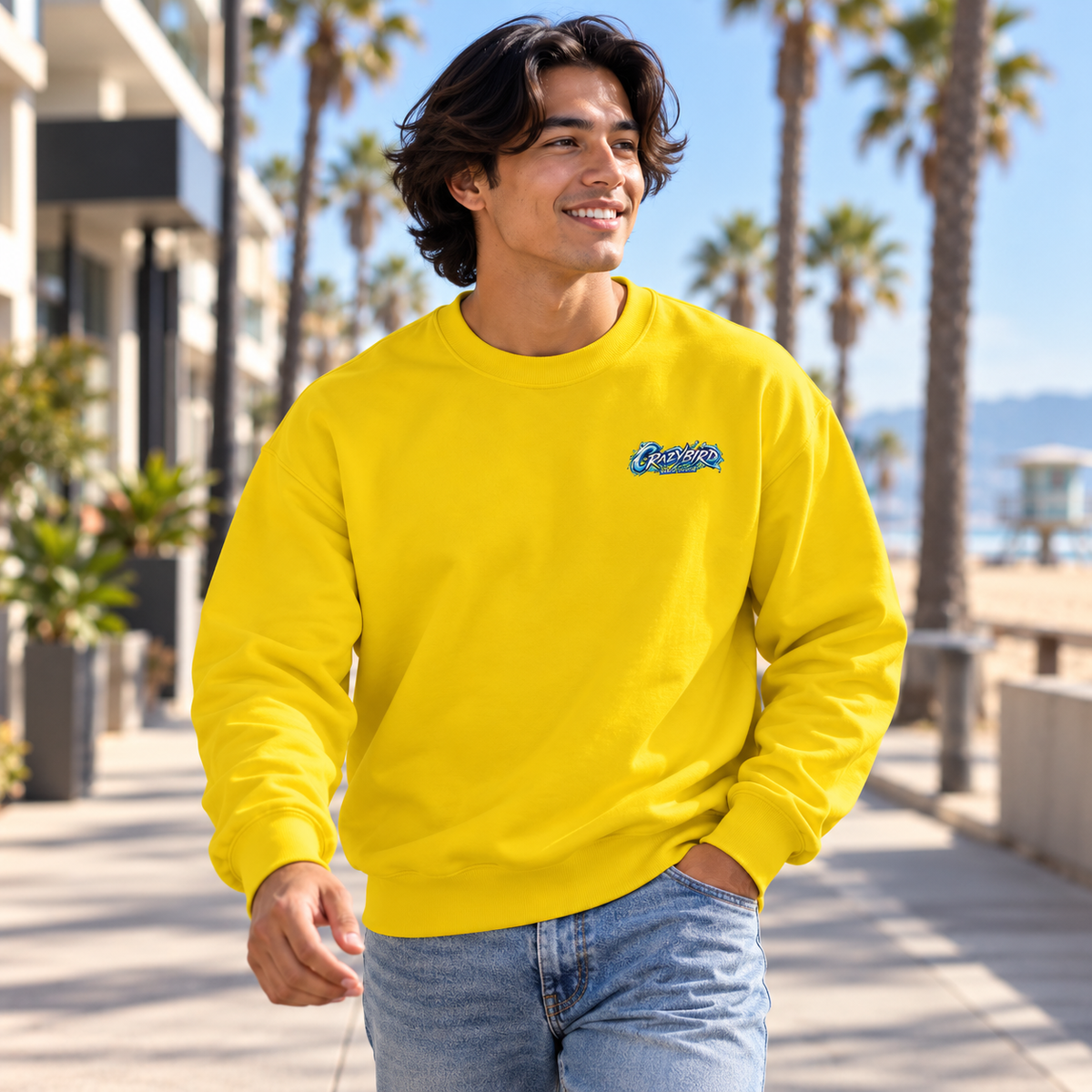 Bulls and Flowers CRAZYBIRD – Ride the Chaos Sweatshirt
