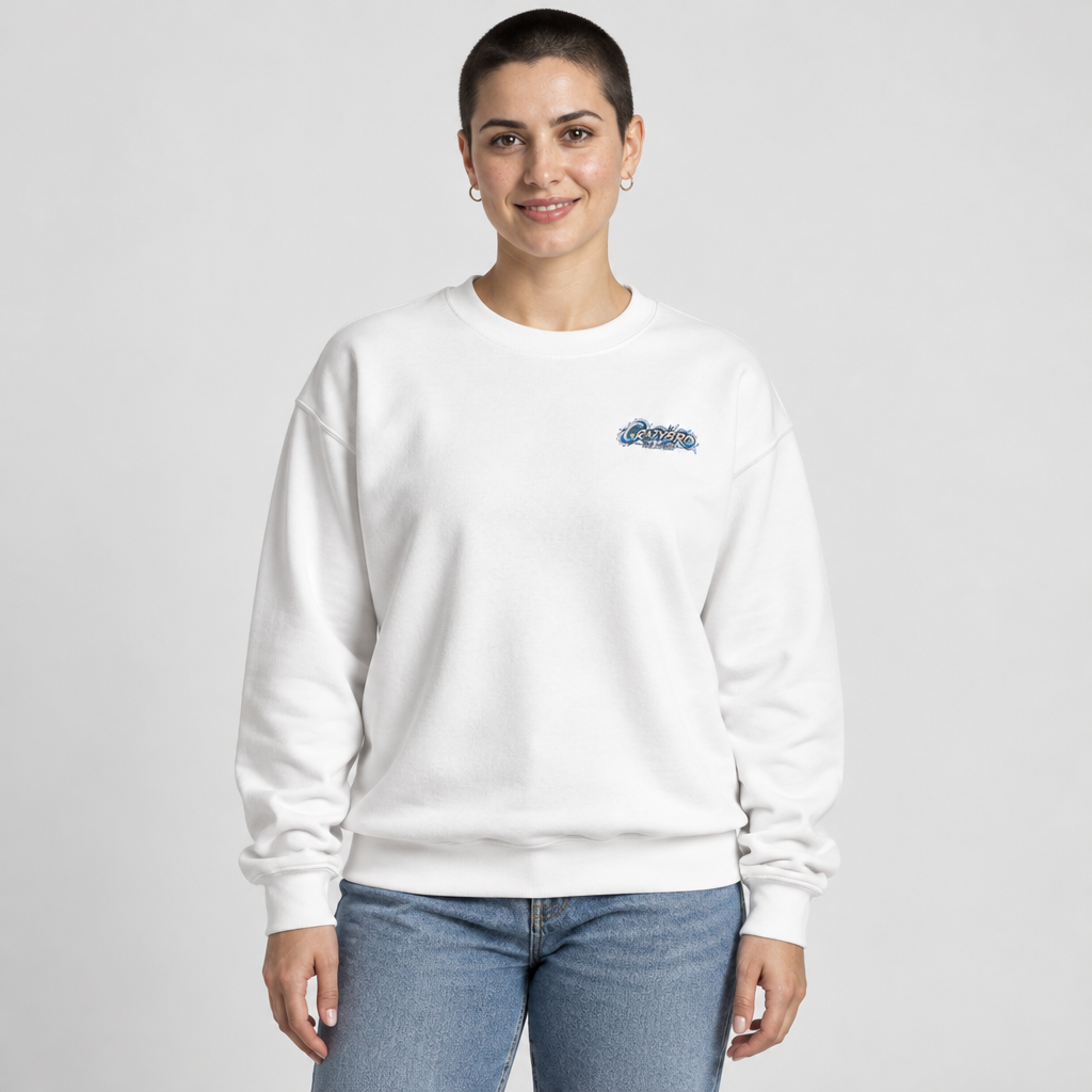 Crazybird Ride the Chaos – Unisex Streetwear Sweatshirt | Bulls and Flowers