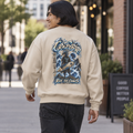 Crazybird Ride the Chaos – Unisex Streetwear Sweatshirt | Bulls and Flowers
