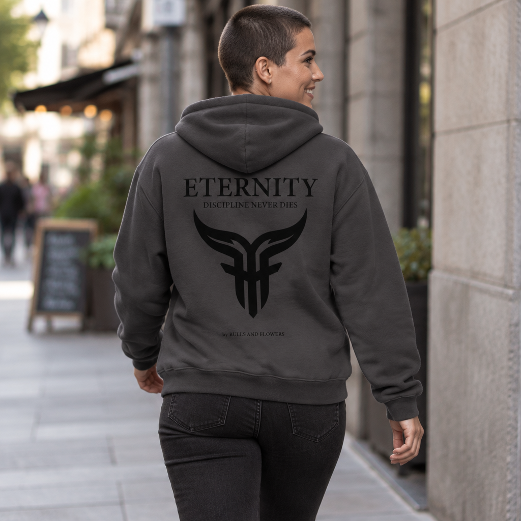 Bulls and Flowers - Eternity Discipline Never Dies Logo Zip Hoodie / Draft 2026