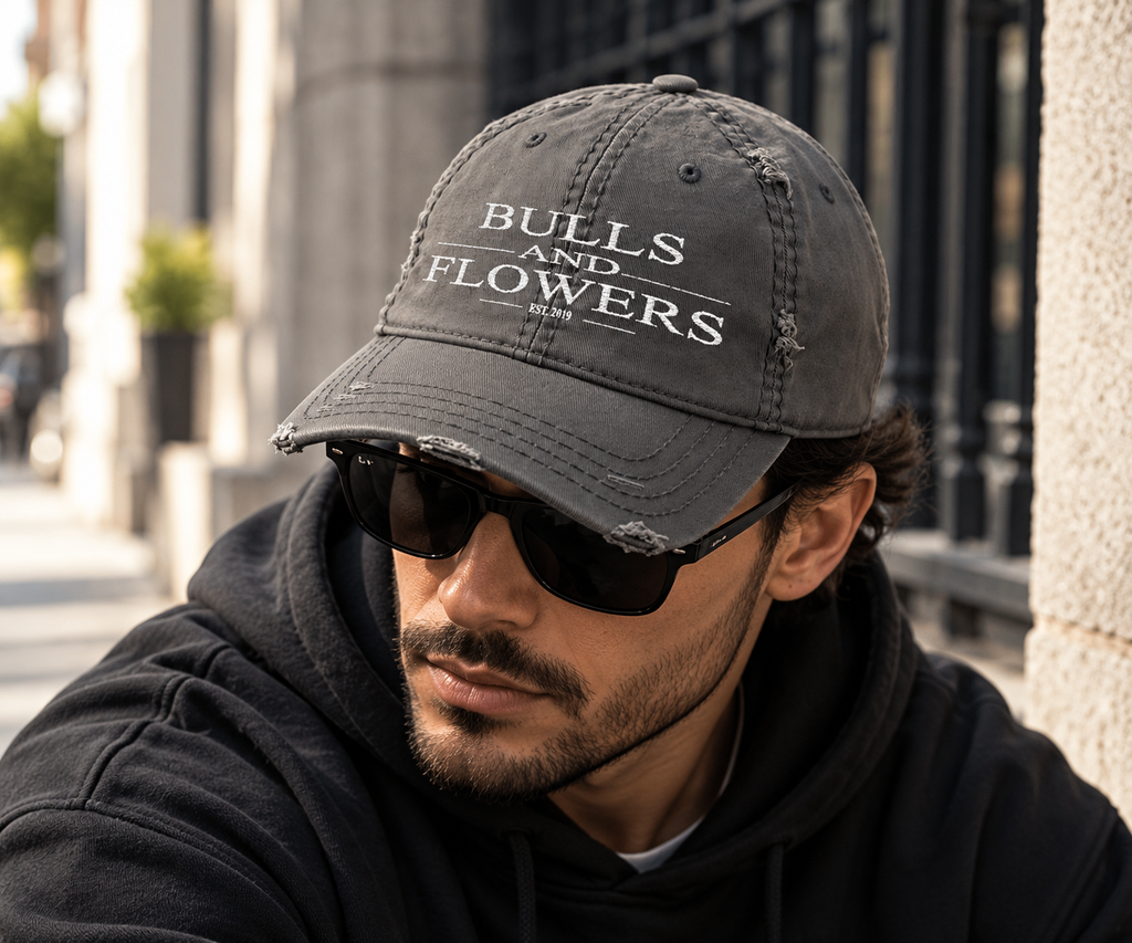 Bulls and Flowers Dad Hat / Draft 2026