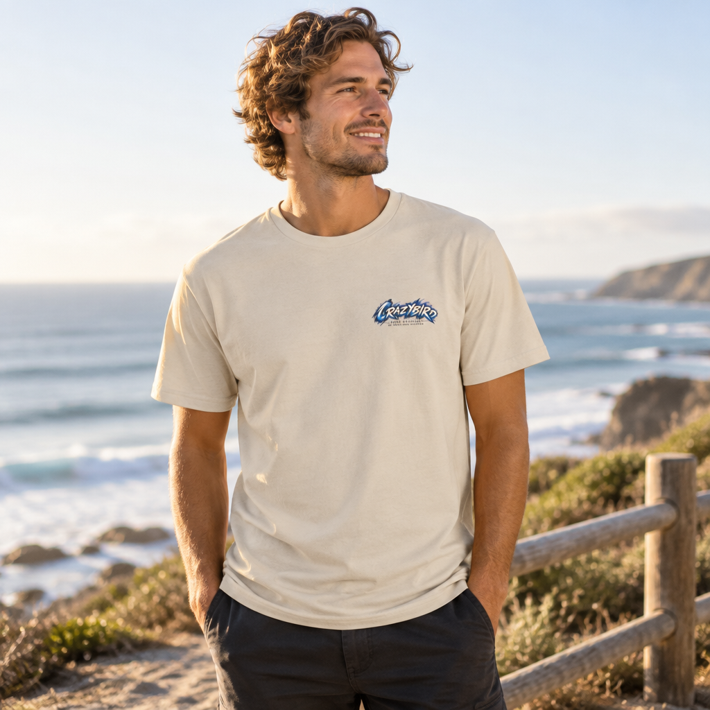 Bulls and Flowers Crazybird Ride the Chaos T-Shirt – Unisex Streetwear