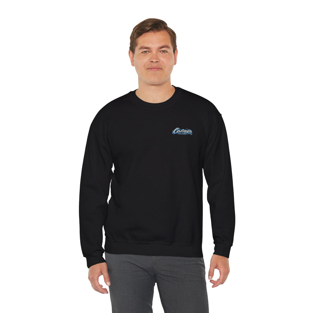 Crazybird Ride the Chaos – Unisex Streetwear Sweatshirt | Bulls and Flowers