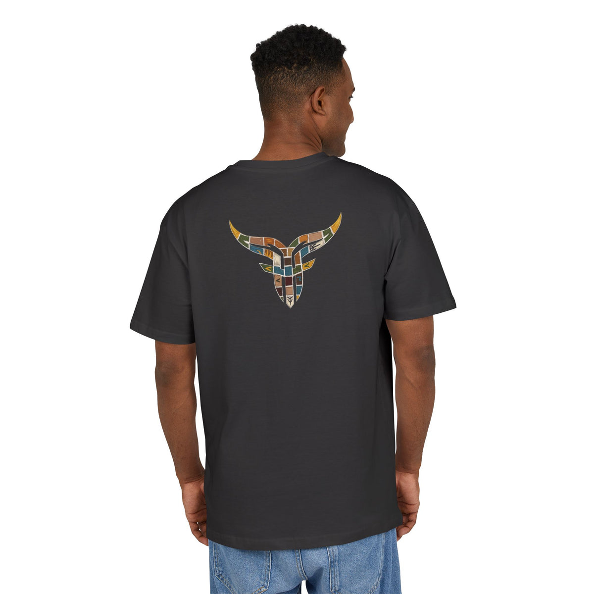 Bulls and Flowers  Vintage Mosaic / Draft 2019
